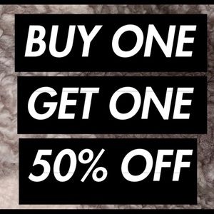BOGO 1/2 off!! Make offers y’all- new low prices